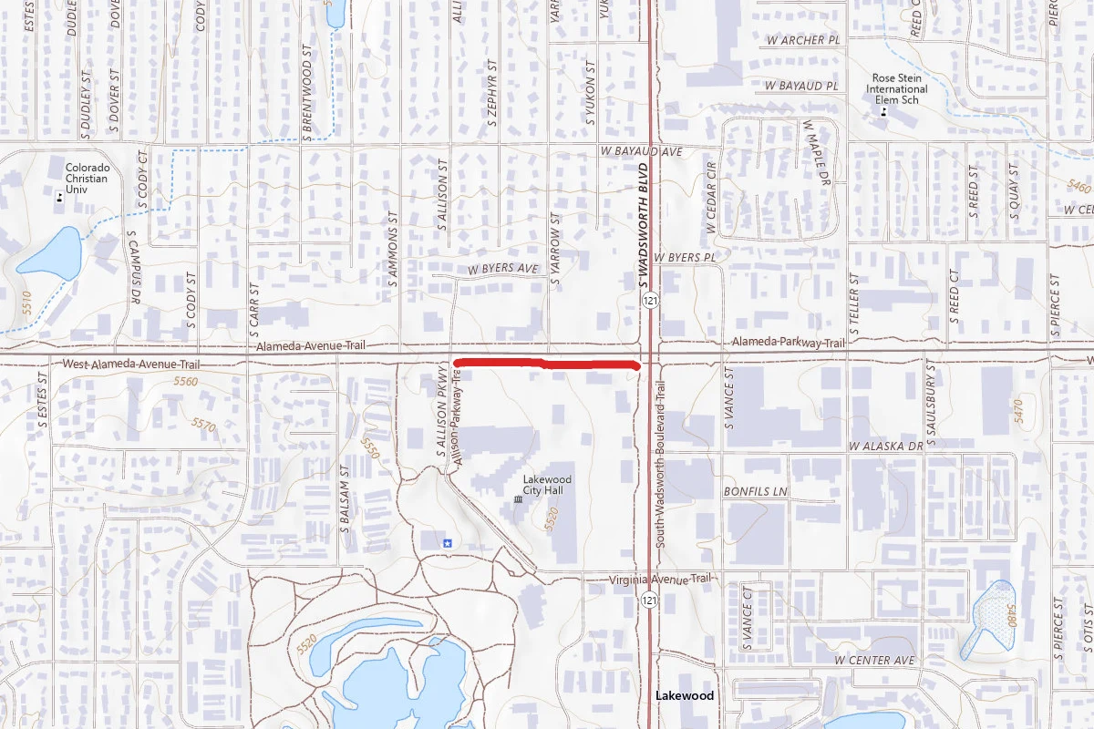 West Alameda Avenue Trail