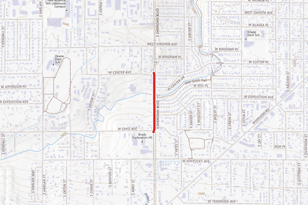 South Sheridan Boulevard Trail