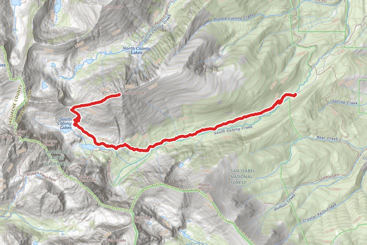 Humboldt Peak Trail