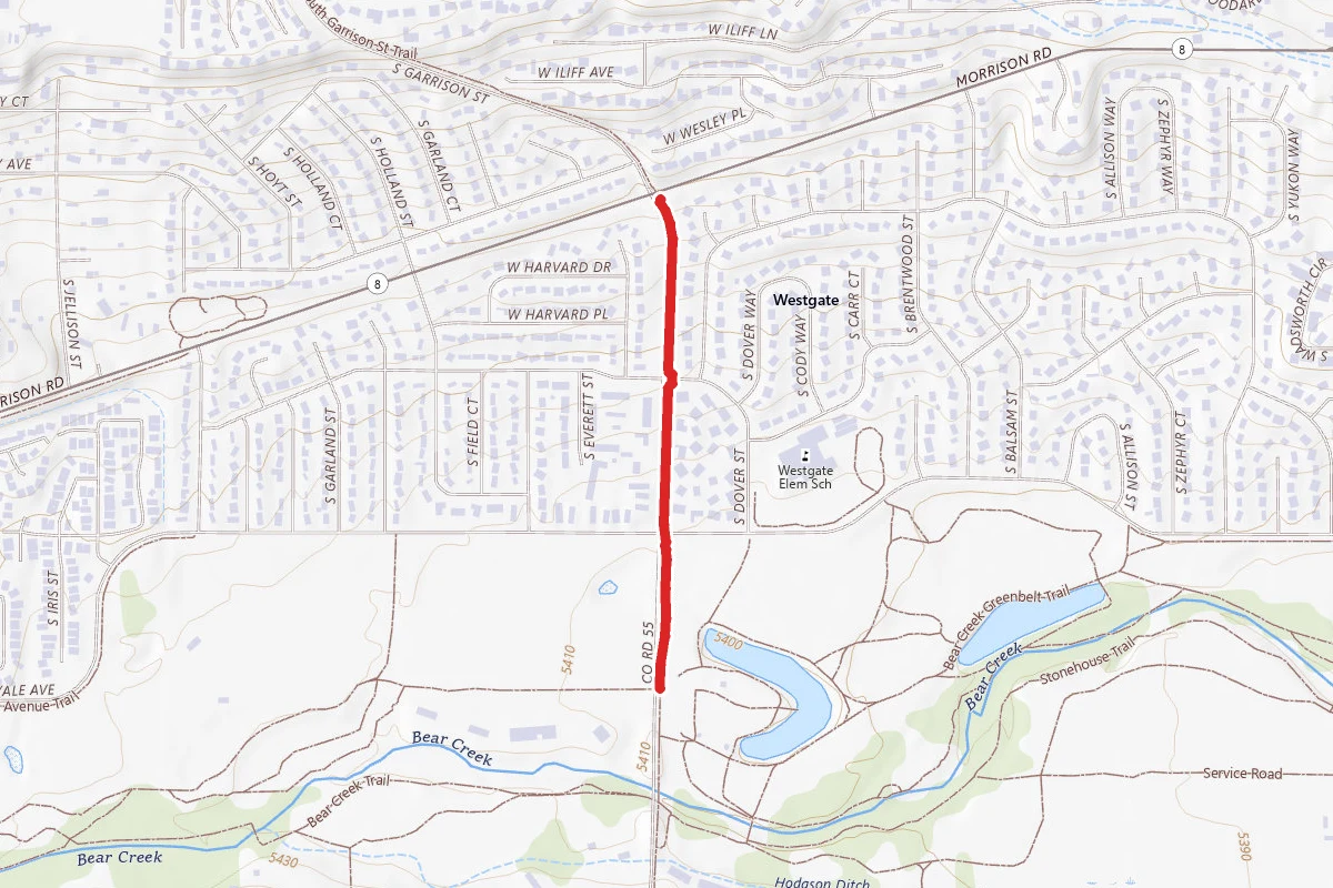 South Estes St Trail