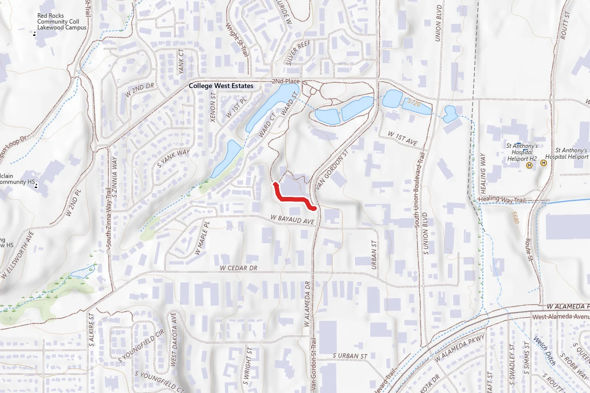 South Van Gordon St Trail