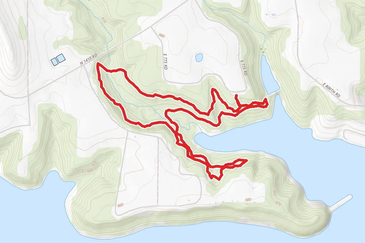 Clinton Lake North Shore Loop
