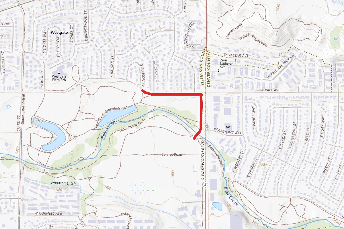 Bear Creek Greenbelt Trail