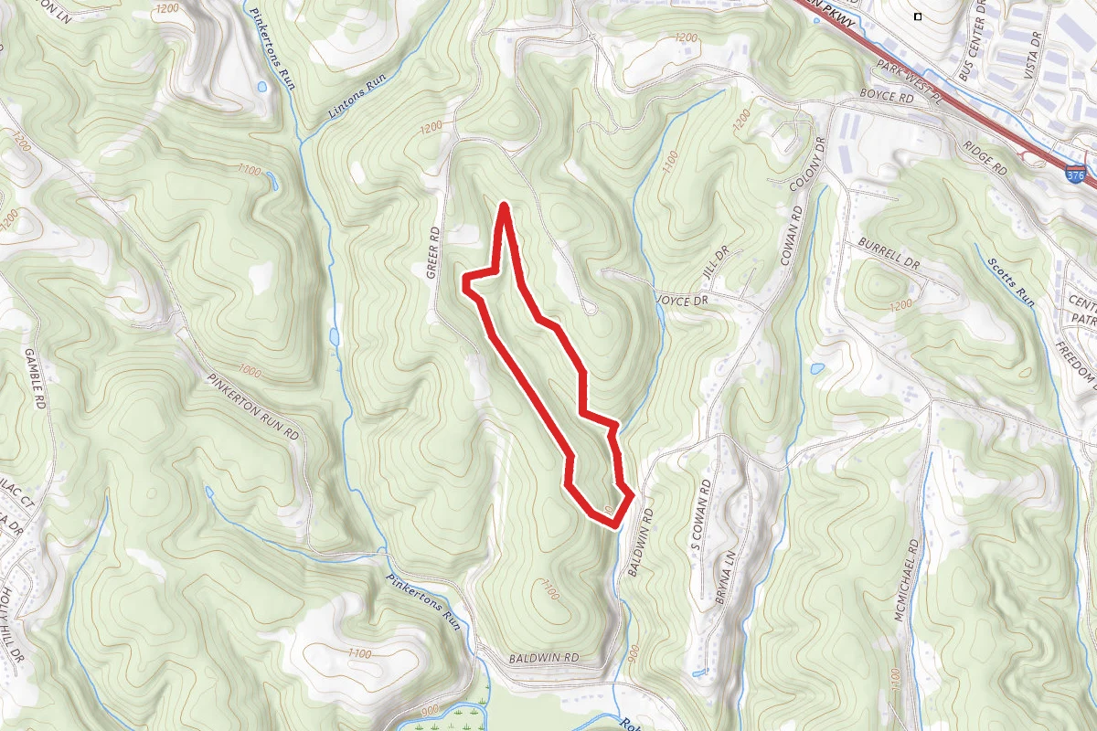Settler's Cabin Green Loop Trail