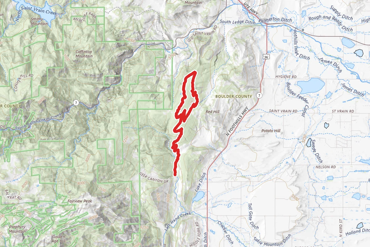 Heil Valley Ranch Trail