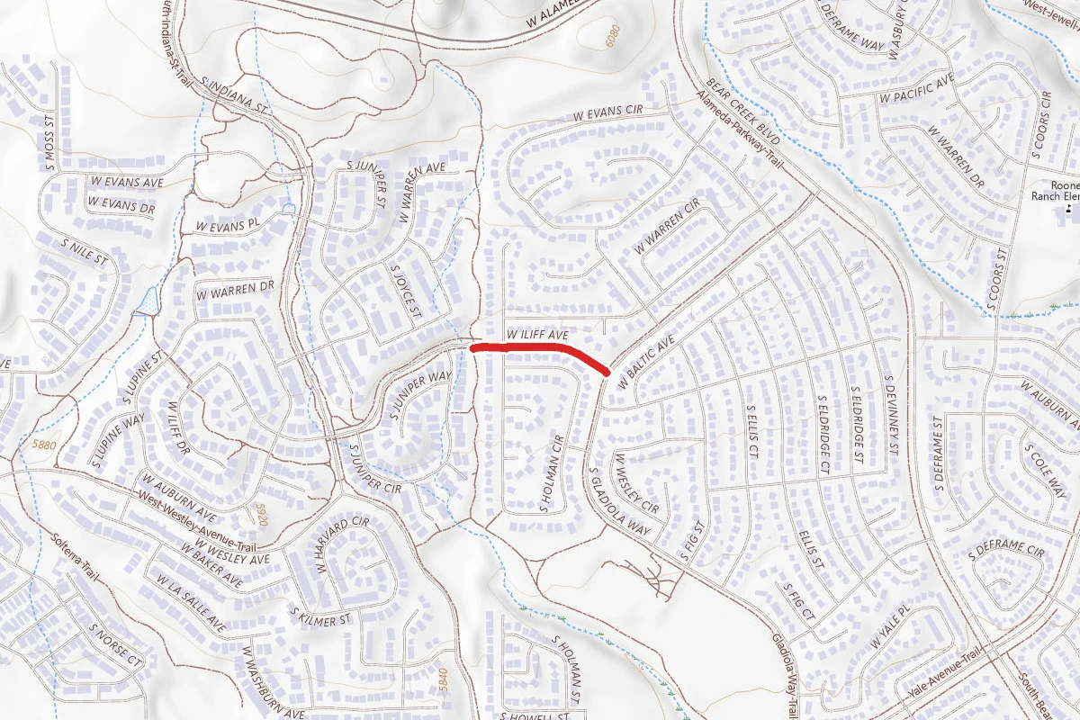 West Iliff Avenue Trail