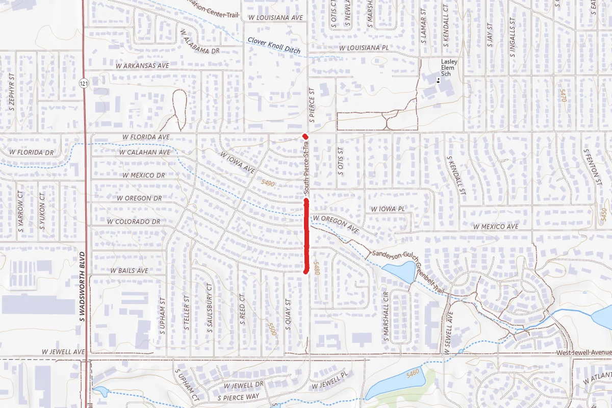 South Pierce St Trail