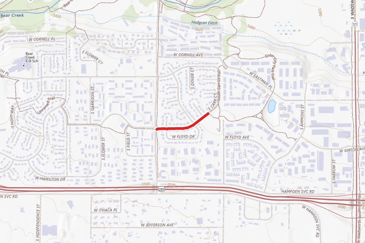 West Floyd Avenue Trail