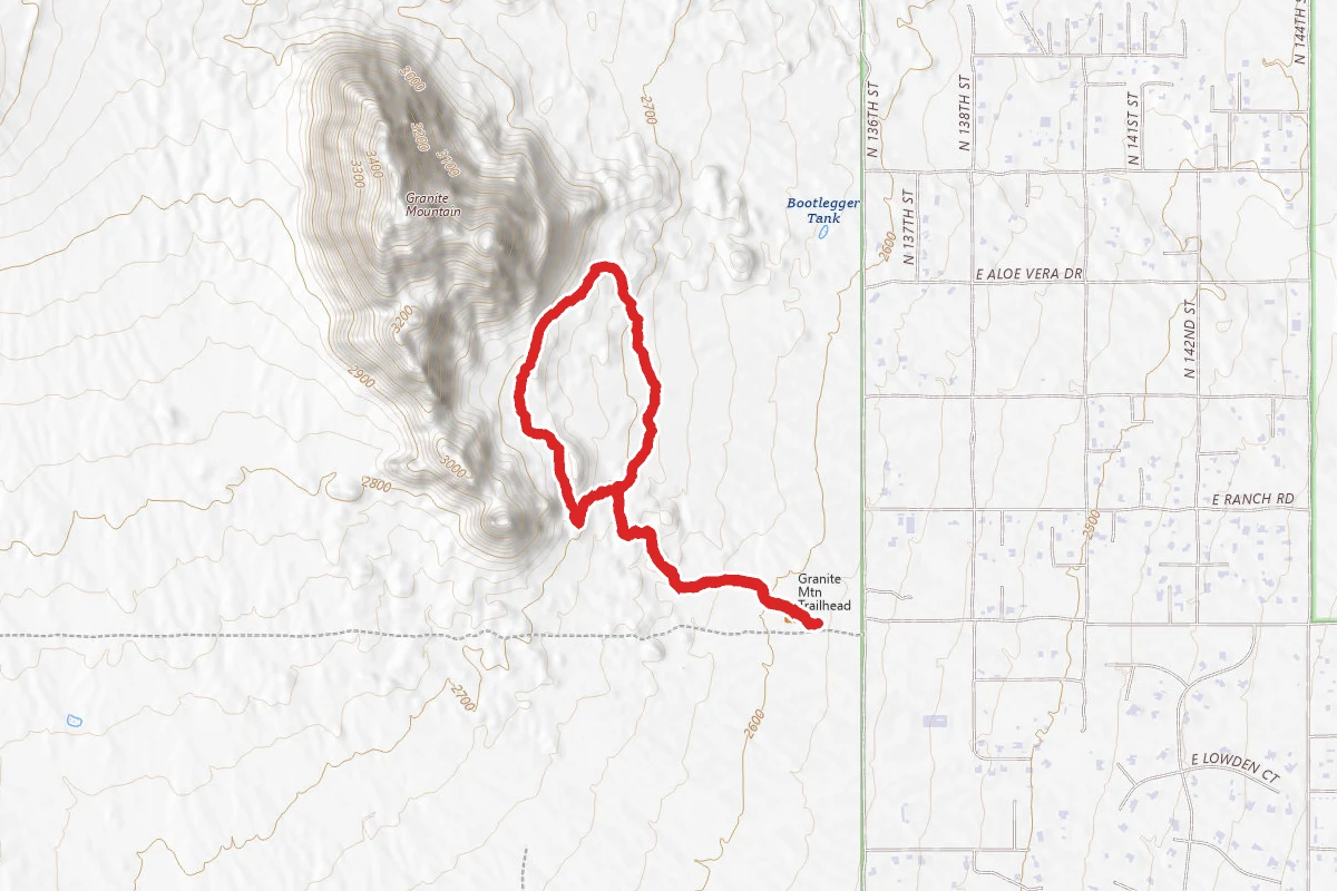Bootlegger and Granite Mountain Loop