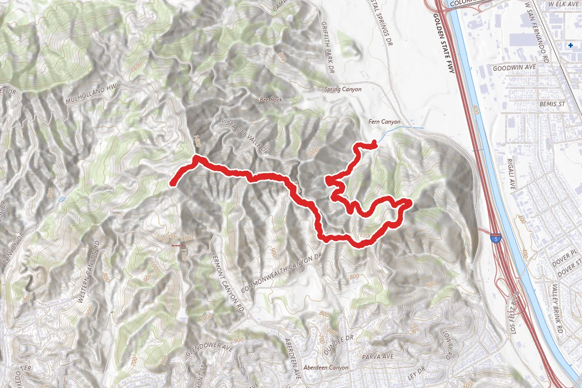 Hogback Trail to Mount Hollywood