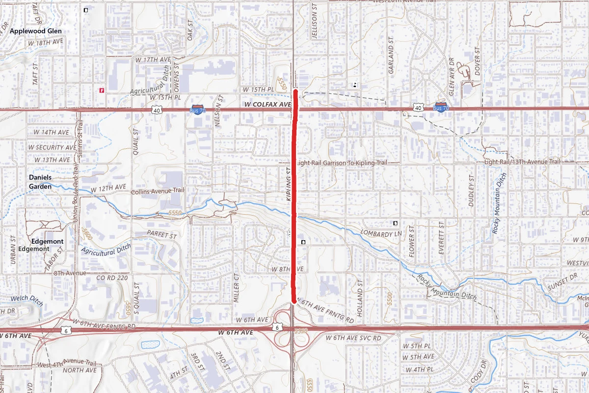 Kipling St Trail