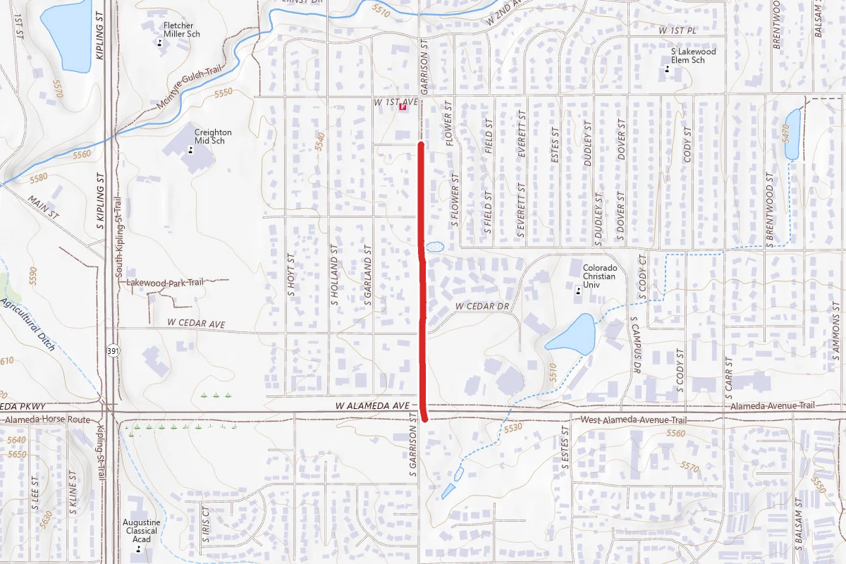South Garrison St Trail