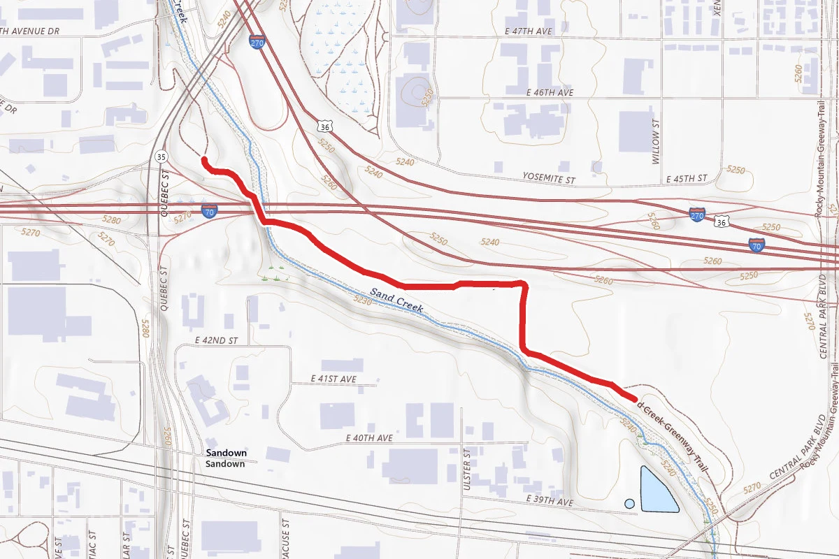 Sand Creek Greenway Trail
