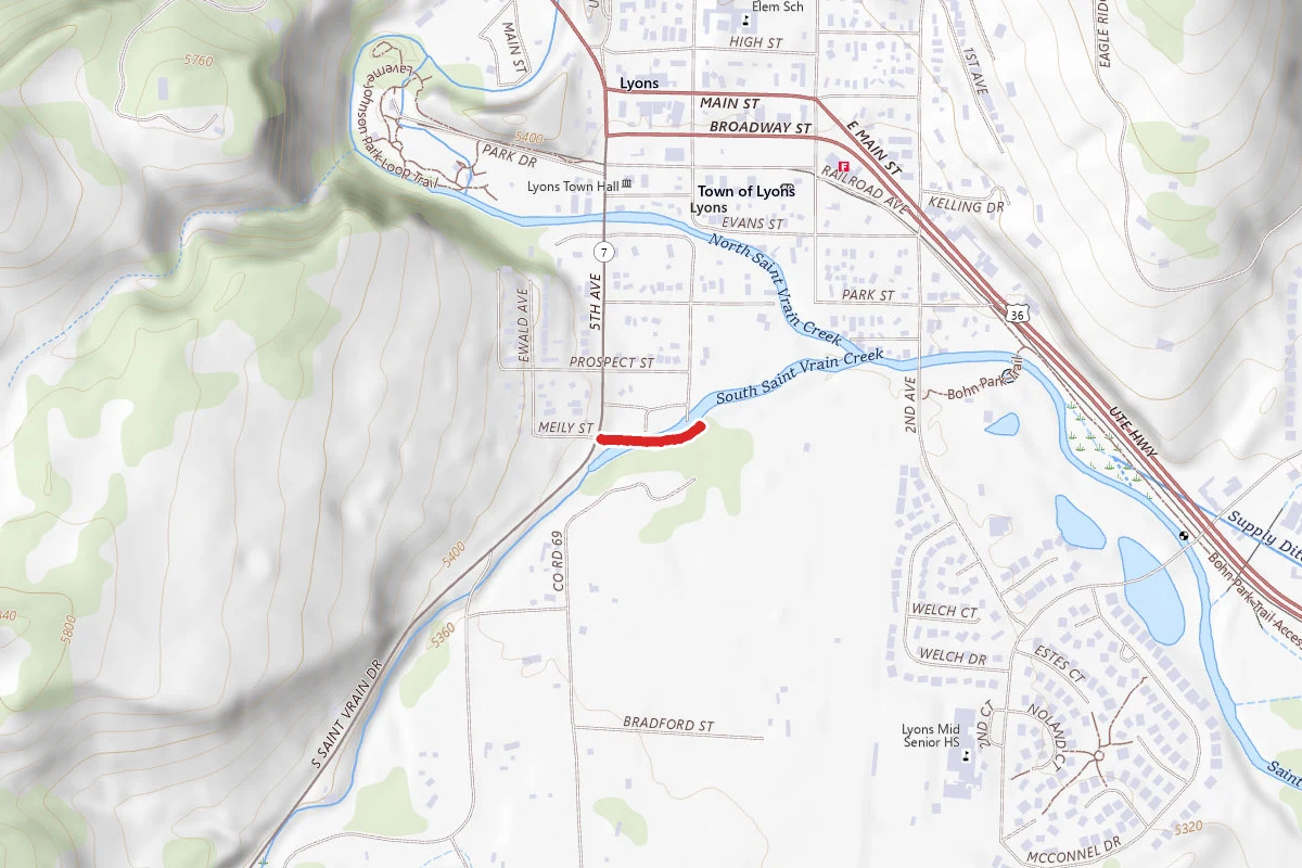 South St. Vrain Bike Trail