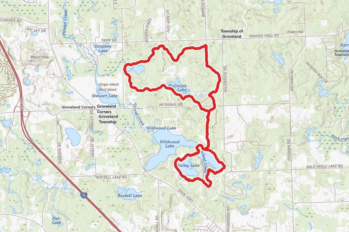 Lakeshore and Wilderness Double Loop