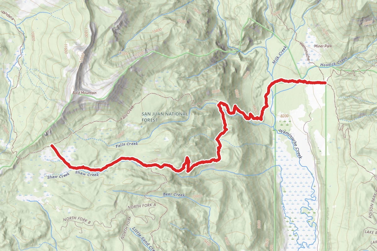 Shaw Creek Trail