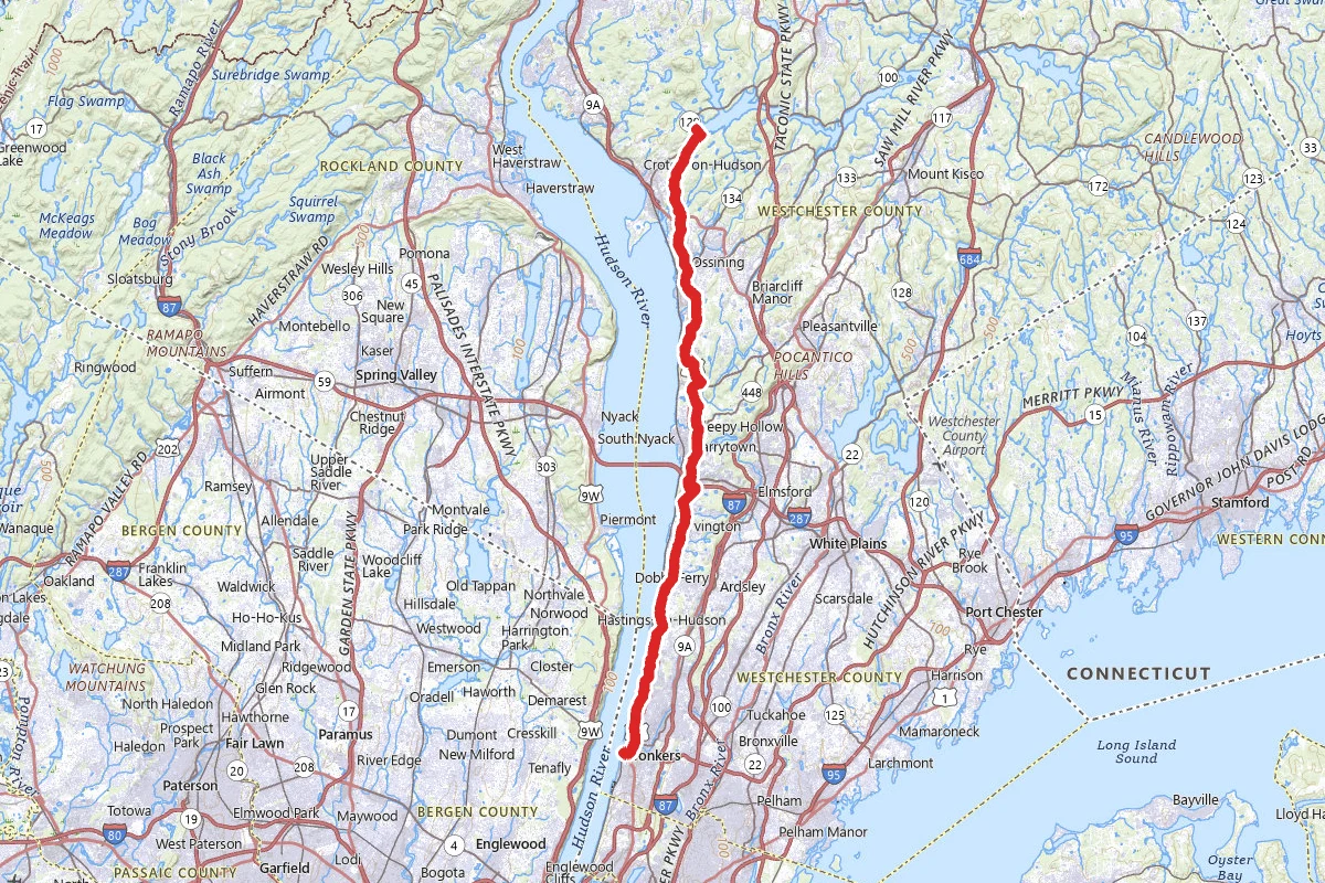 Old Croton Aqueduct Trail from Yonkers