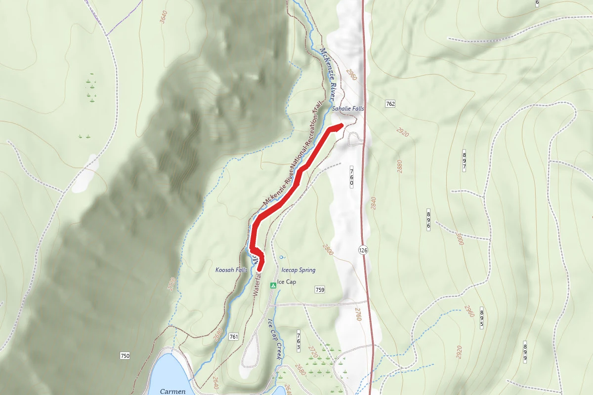 Koosah Falls Trail