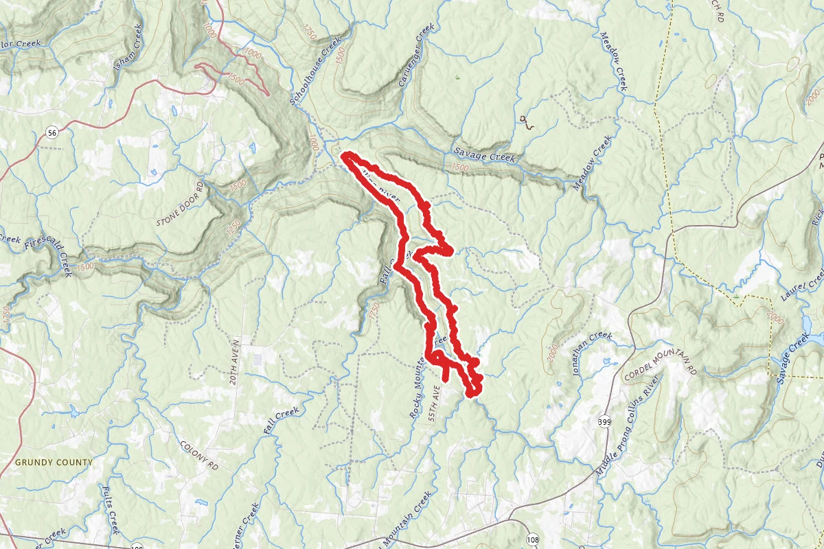 Collins Gulf and Stagecoach Road Historic Trails