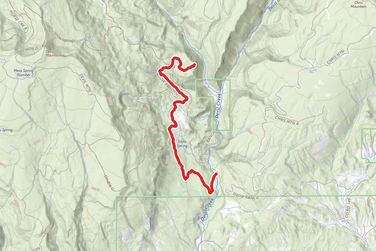 Snow Ranch C Trail