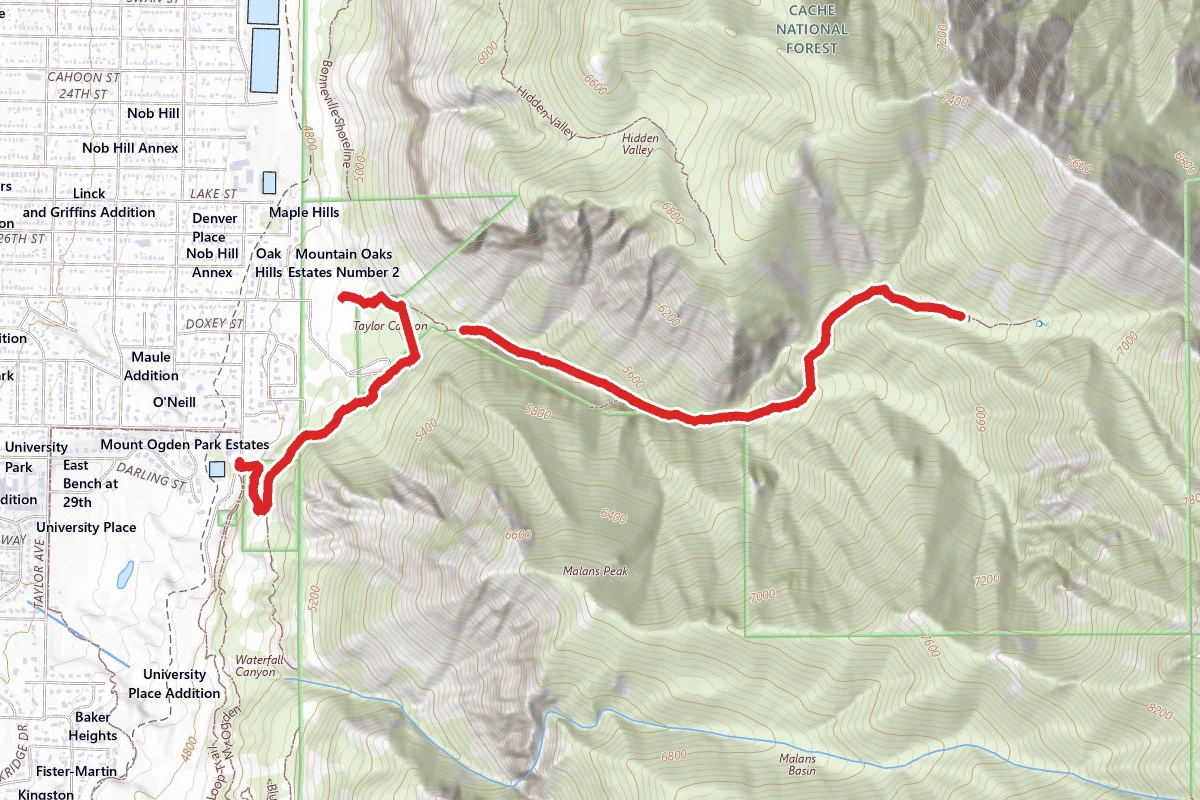 Taylor Canyon Trail