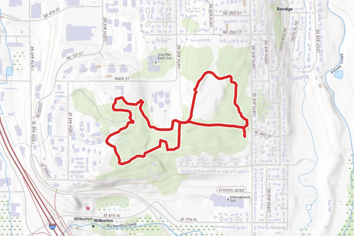 Bellevue Botanical Park and Wilburton Hill Park