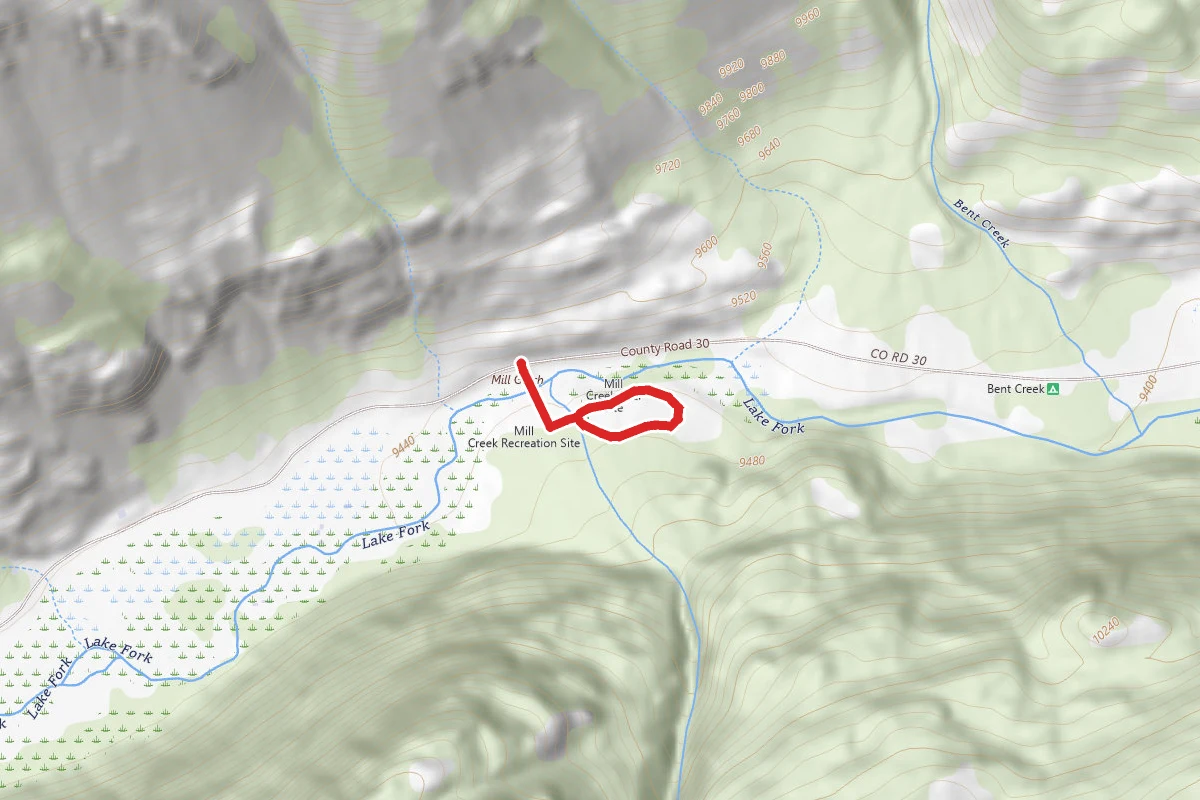 Mill Creek Campground Road