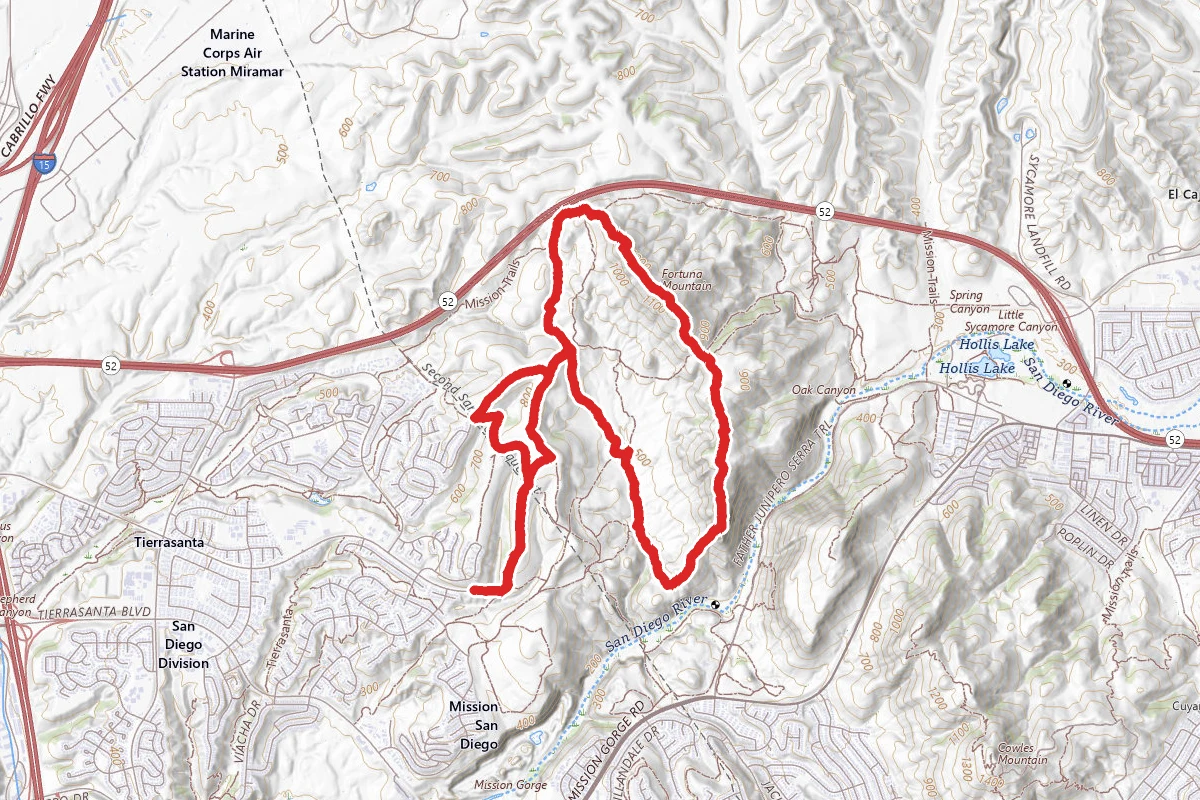 South Fortuna-North Fortuna-Sheppards Trail Loop