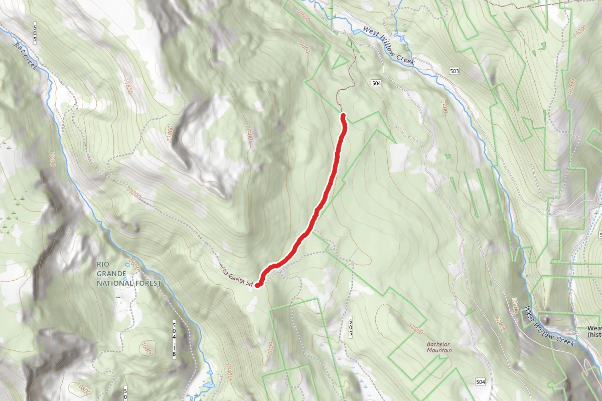 La Garita Stock Driveway Trail