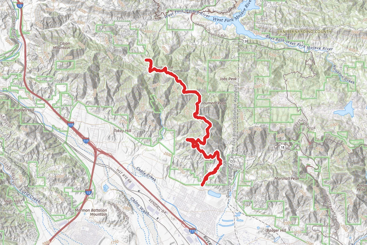 Sugarpine Mountain OHV Trail