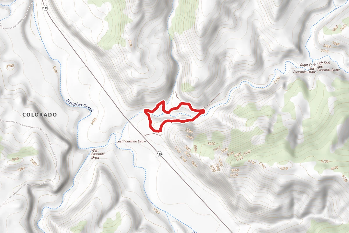 East Four-Mile Draw Trail