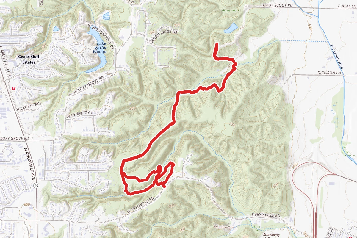 Illinois River Bluff Trail