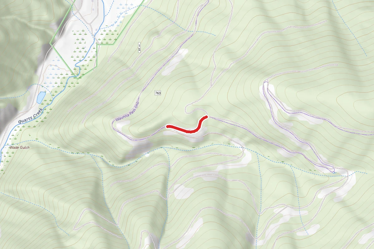 Waunita Pass Road
