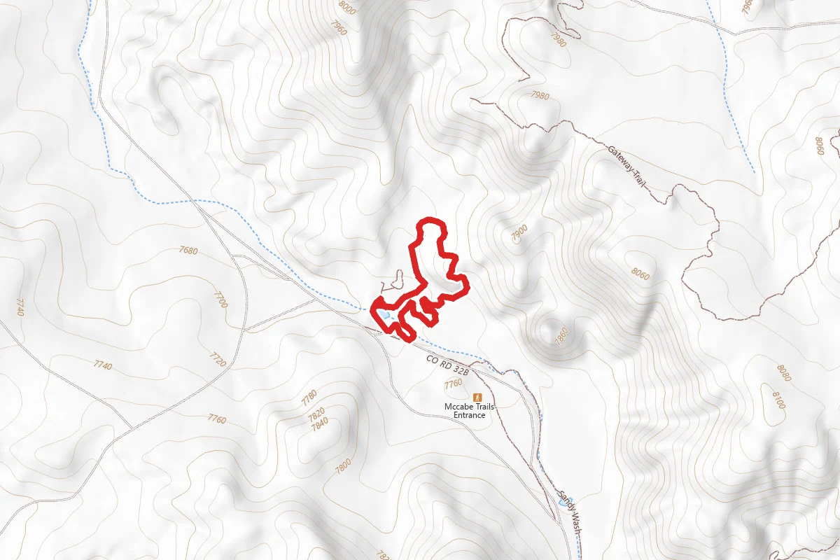 Motorcycle Terrain Park Trail
