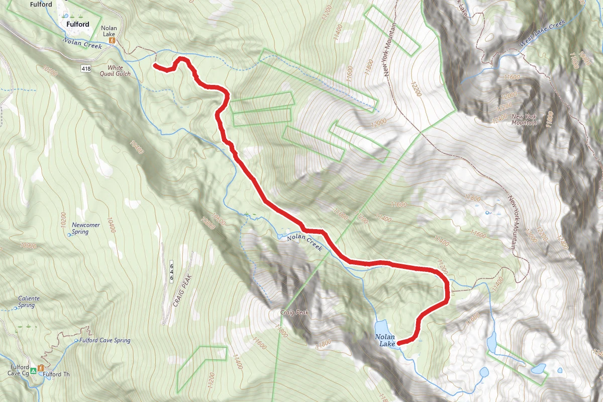 Nolan Lake Trail