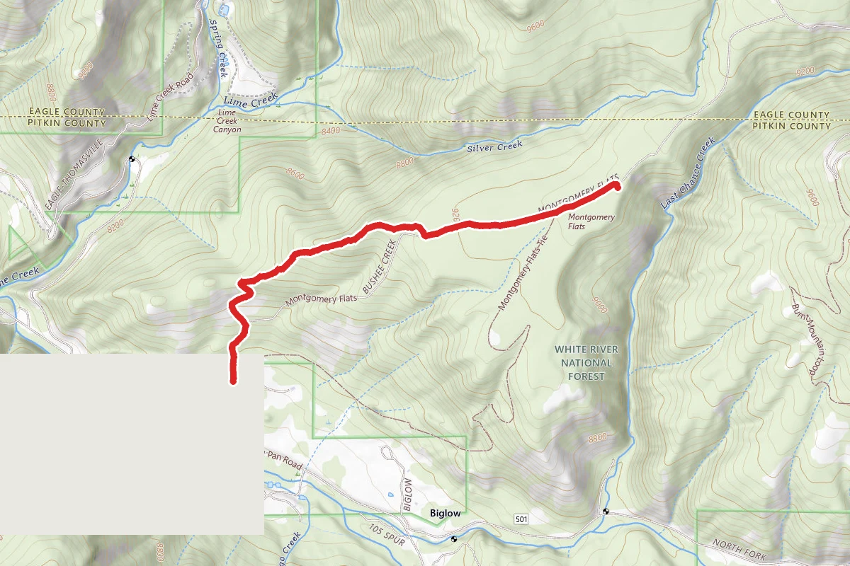 Montgomery Flats Tie Trail