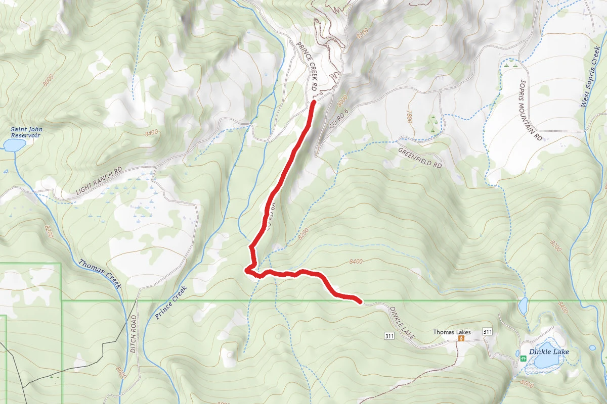 Dinkle Lake Road
