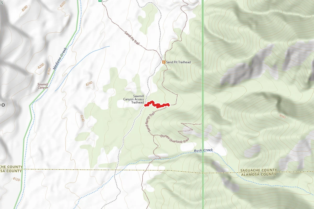 Sawmill Canyon Accessible Campsite Trail