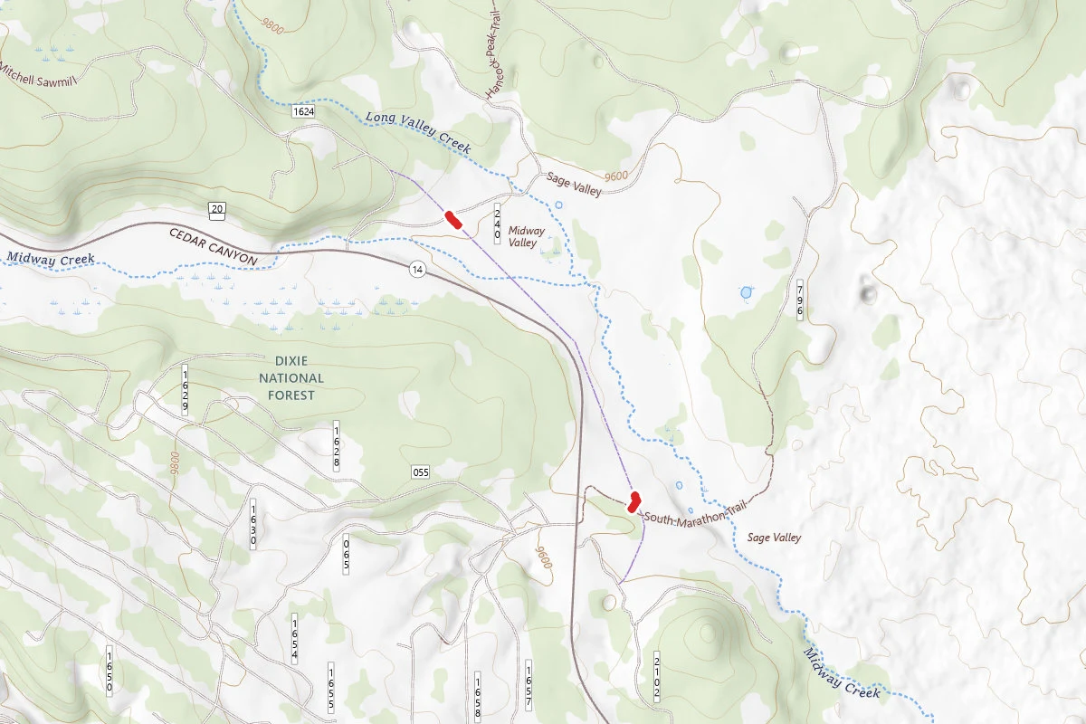 Sage Valley Snowmobile Trail