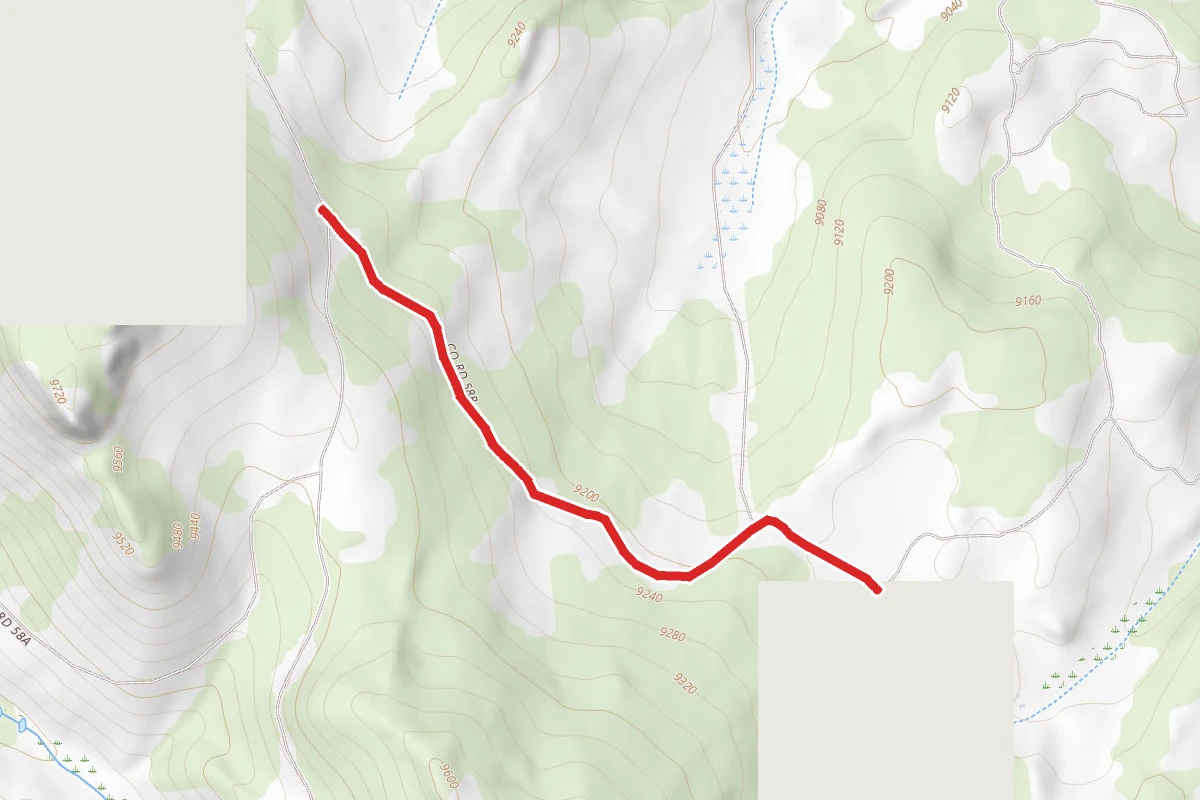 West Fork Powderhorn Cabin Road
