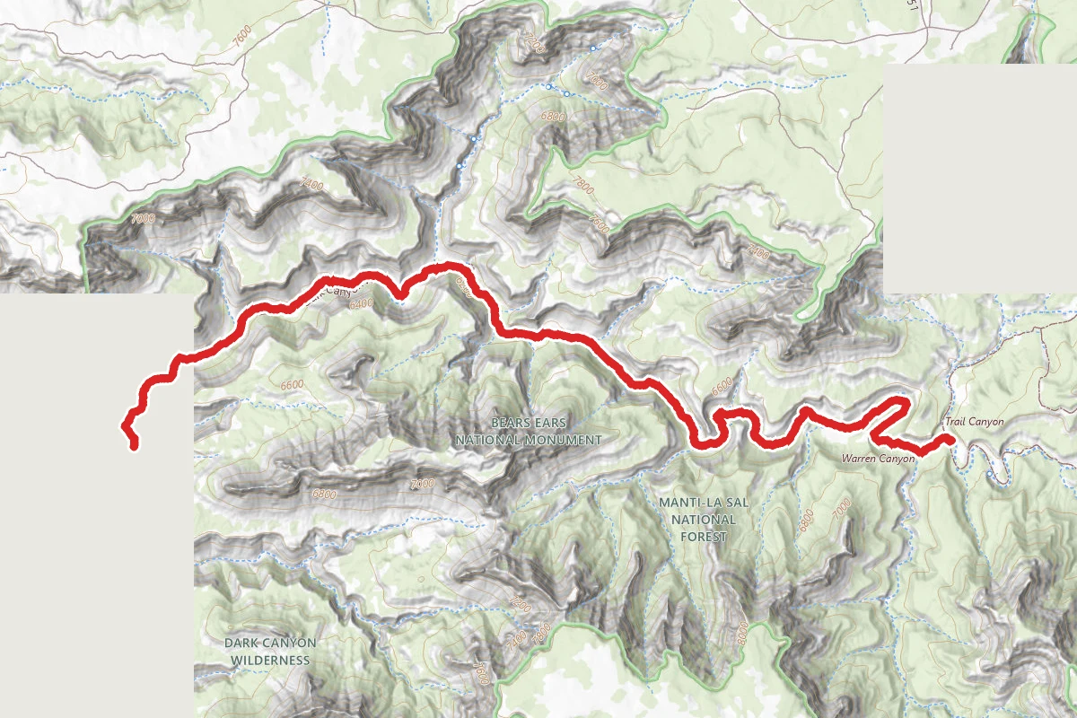Dark Canyon West (5006)