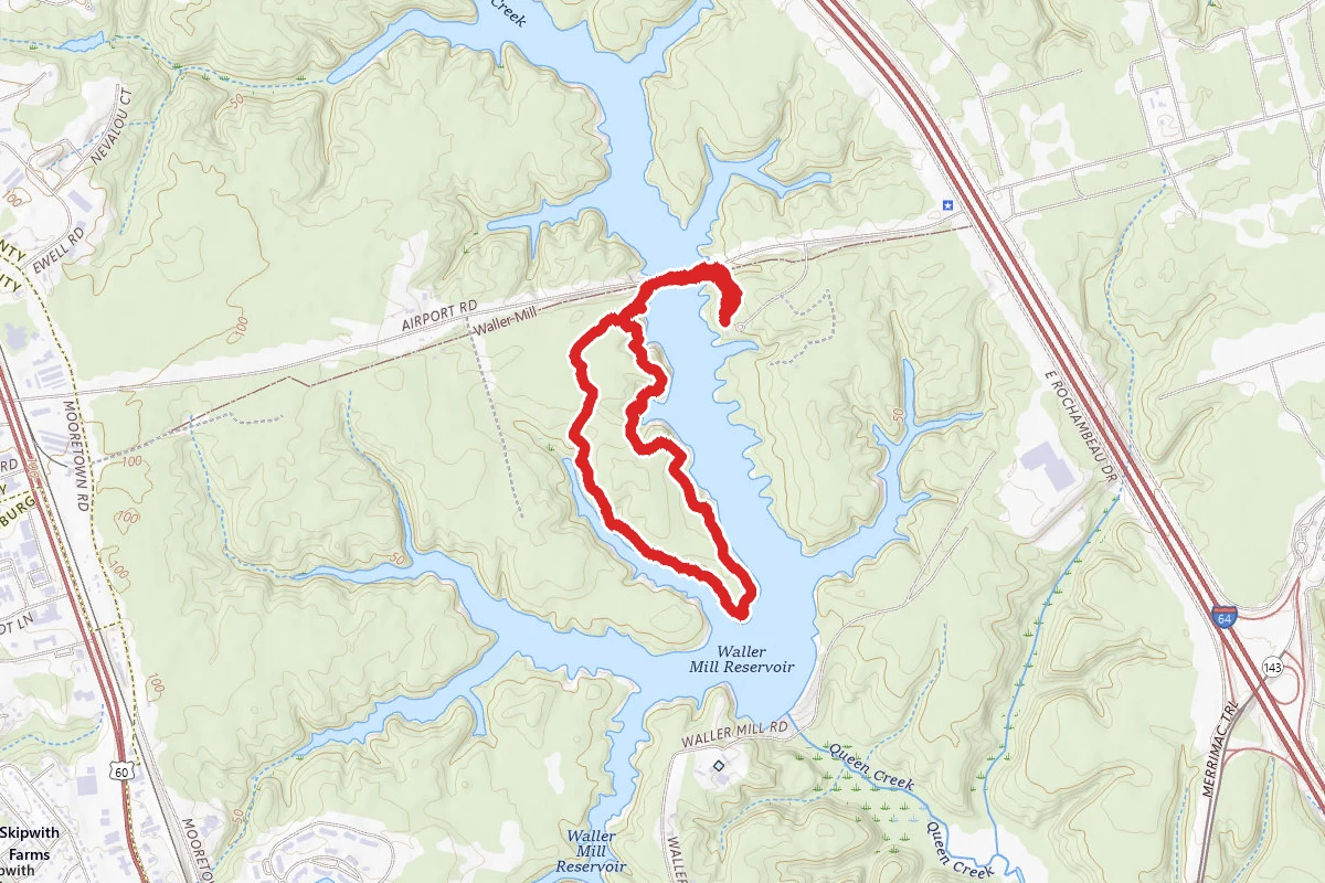 Waller Mill Reservoir & Tower Trail