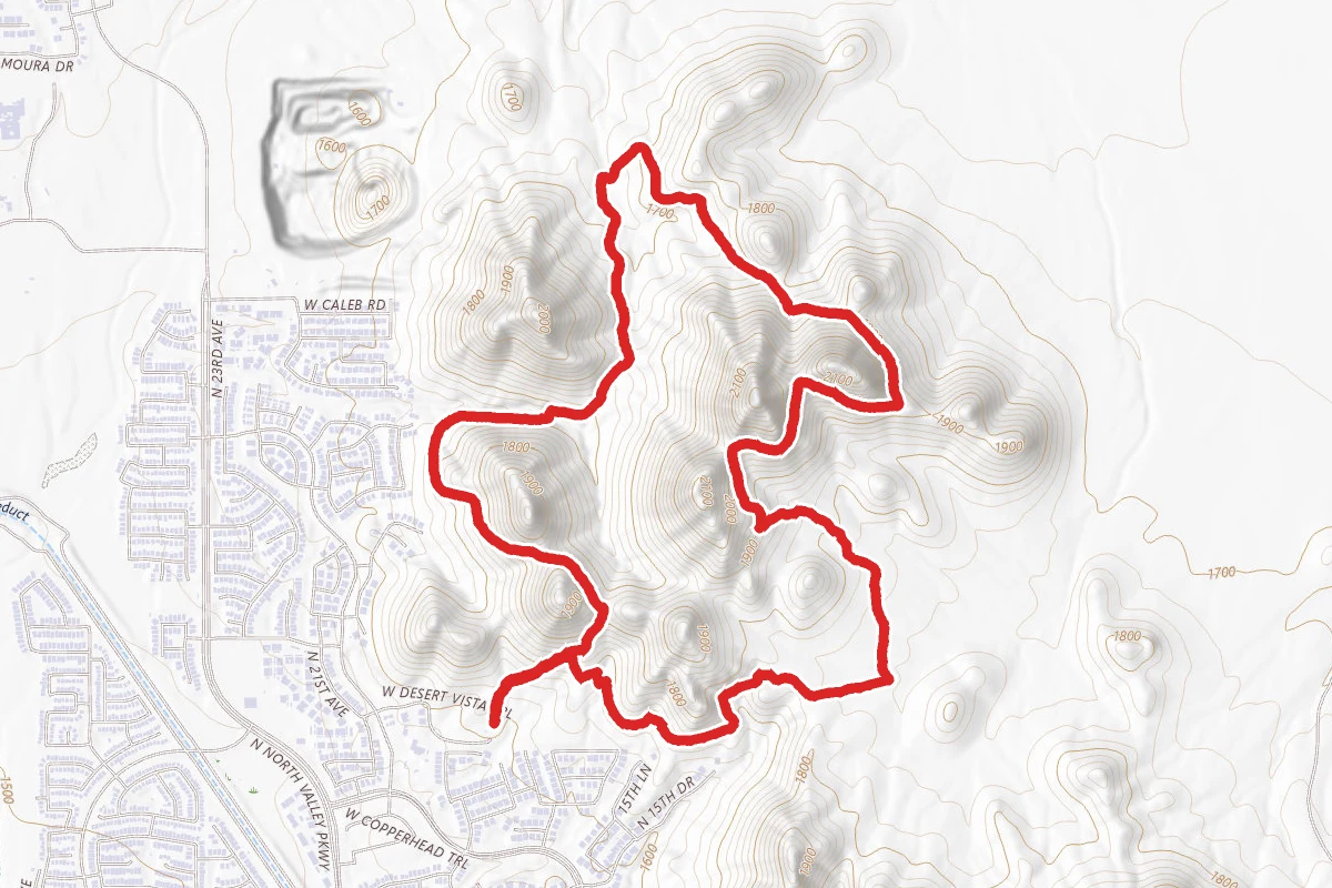 Hawk's Nest Trail and Dixie Mountain Loop