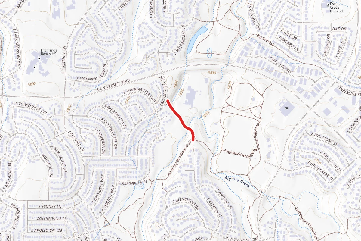 West Big Dry Creek Trail
