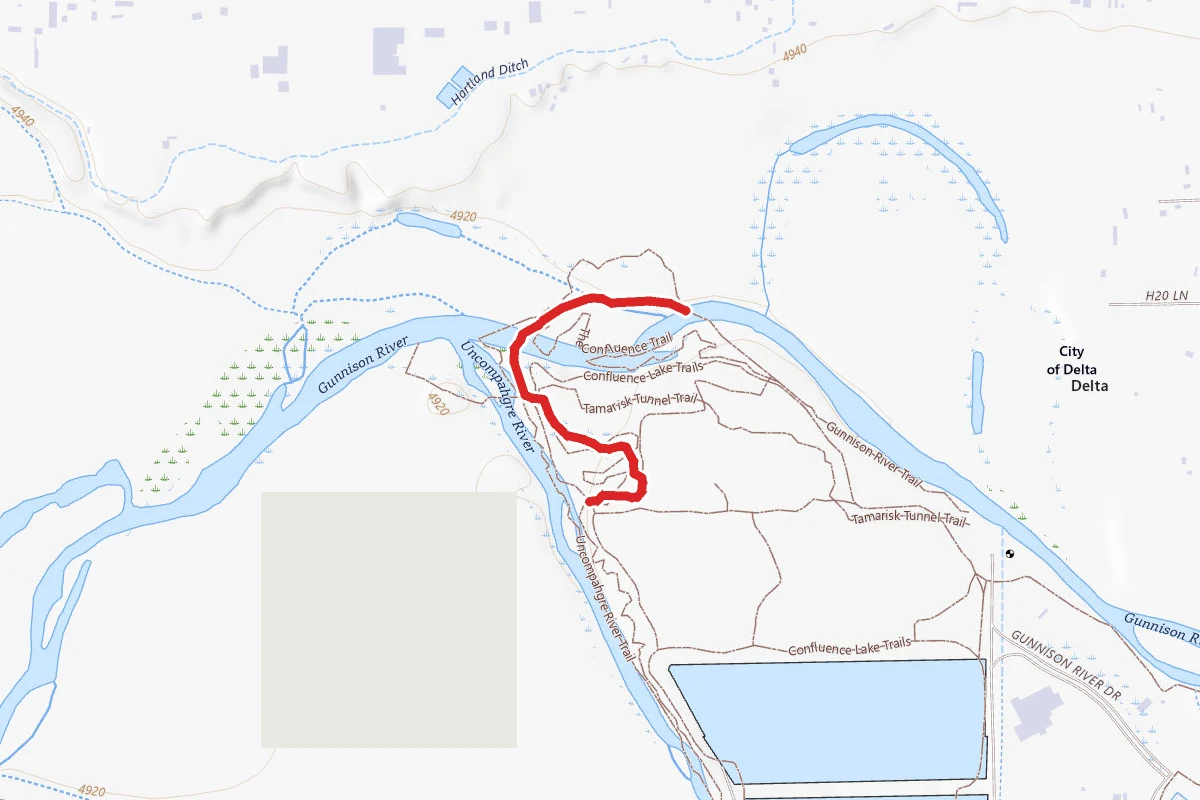 Confluence Lake Horse Trail