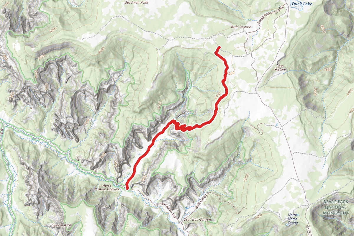Horse Pasture Canyon (5025)
