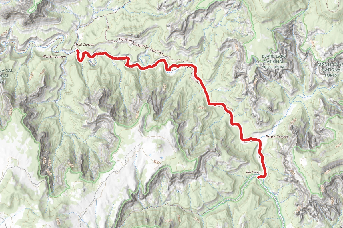 Dark Canyon West (5006)