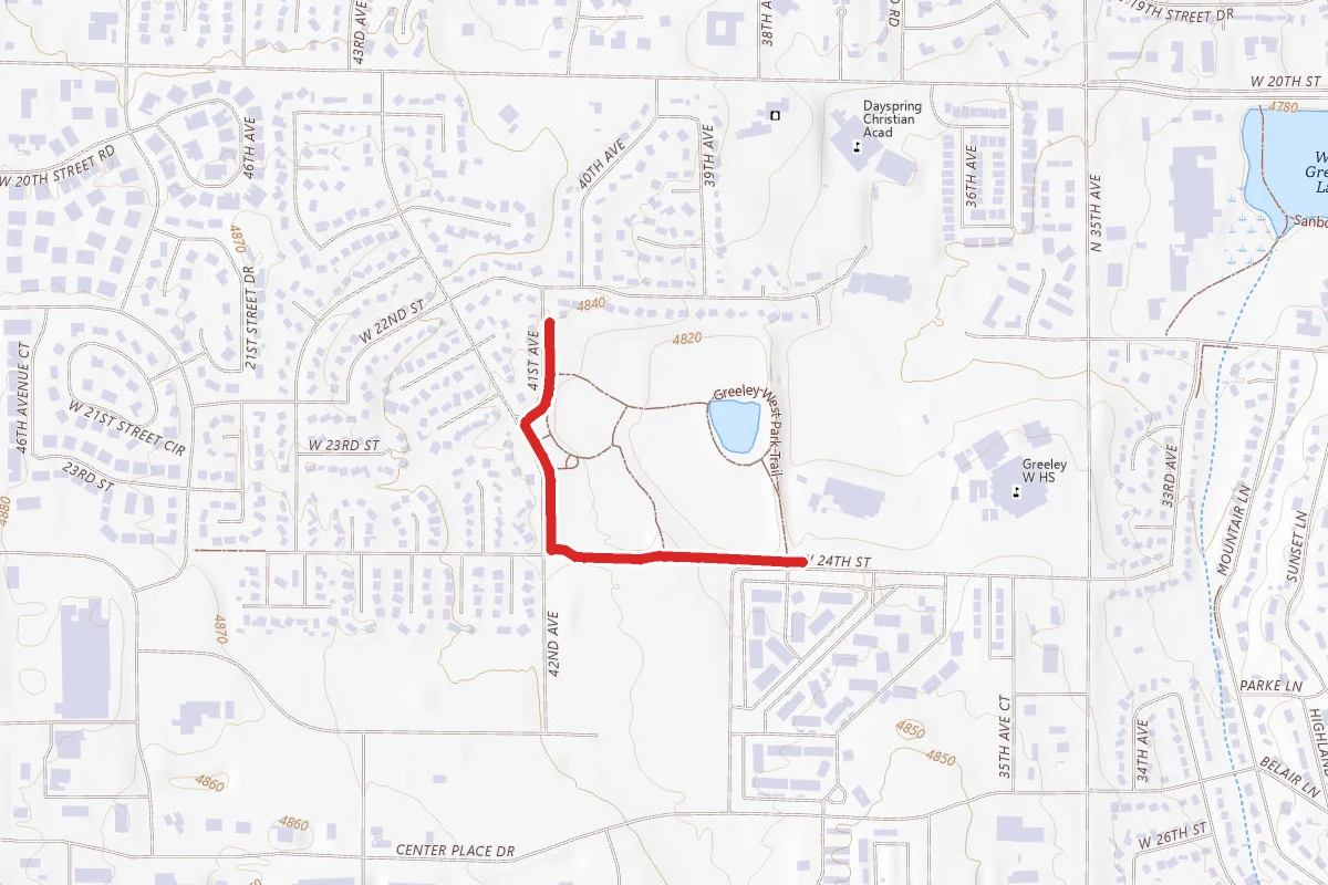 Greeley West Park Trail