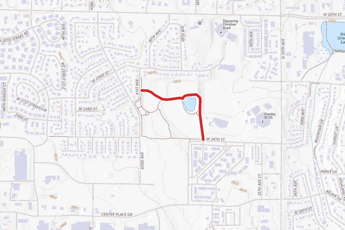 Greeley West Park Trail