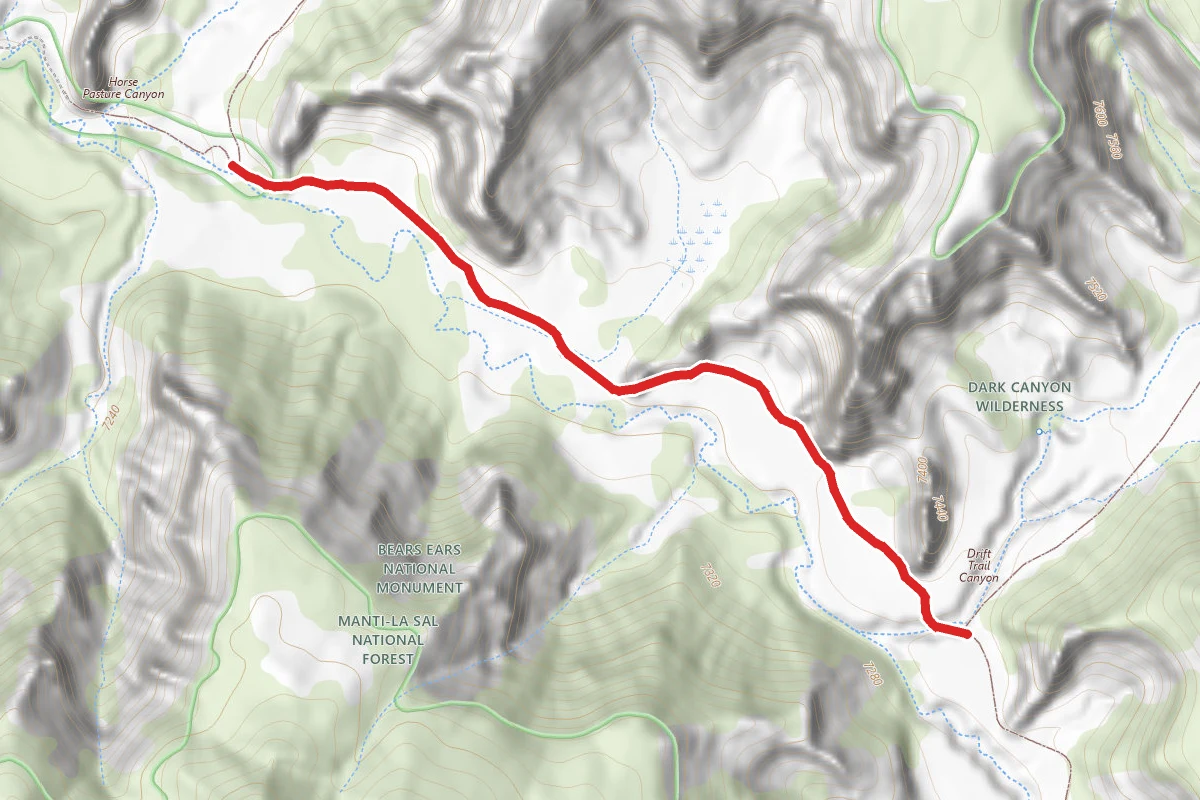 Dark Canyon East (5006)